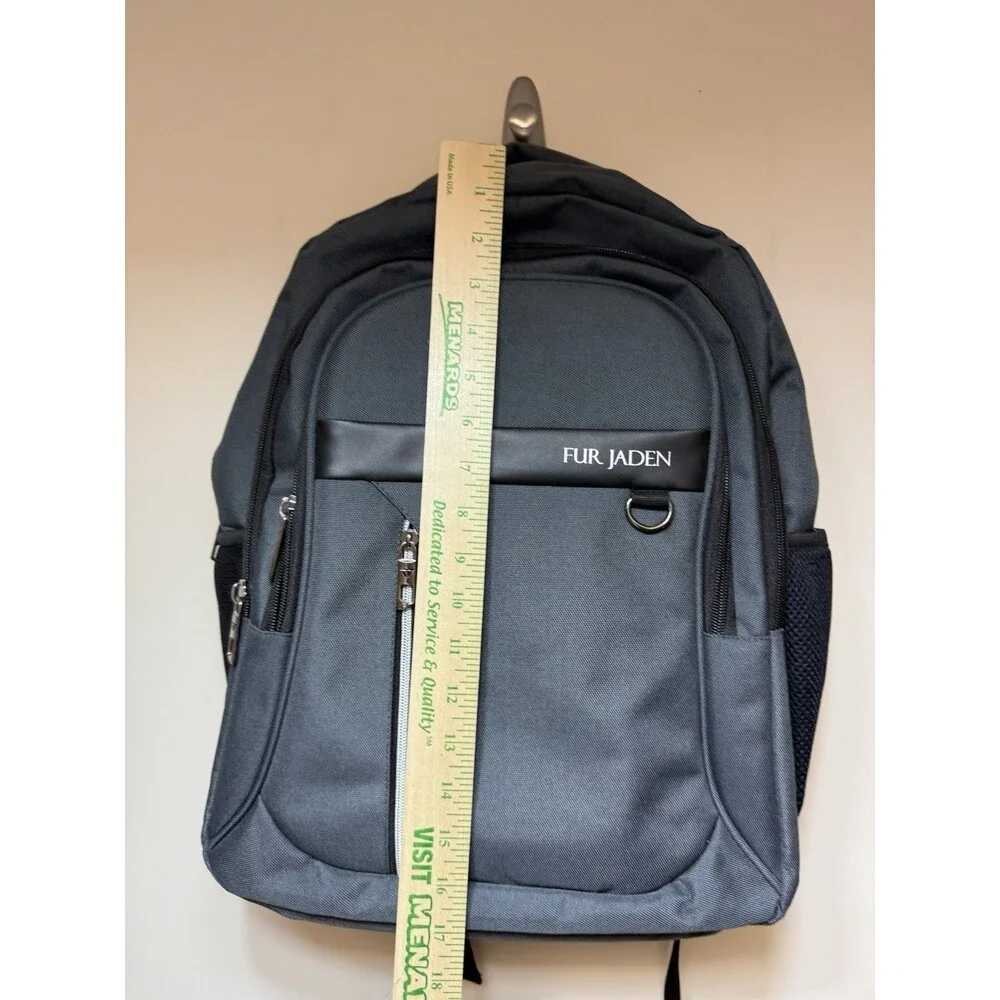 Professional Travel Backpack Fur Jaden Black